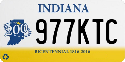 IN license plate 977KTC