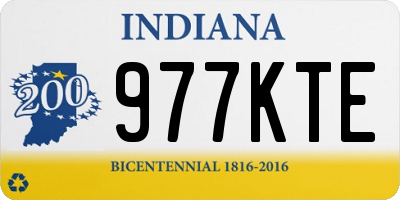 IN license plate 977KTE