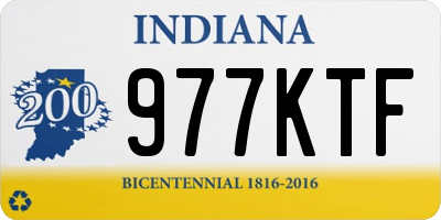 IN license plate 977KTF