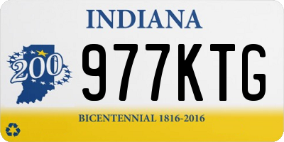 IN license plate 977KTG