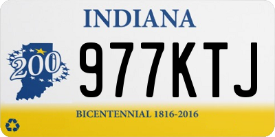 IN license plate 977KTJ