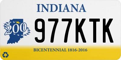 IN license plate 977KTK