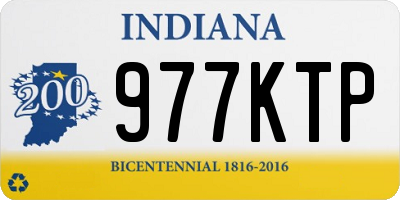 IN license plate 977KTP