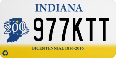 IN license plate 977KTT