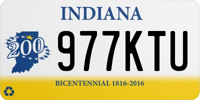 IN license plate 977KTU