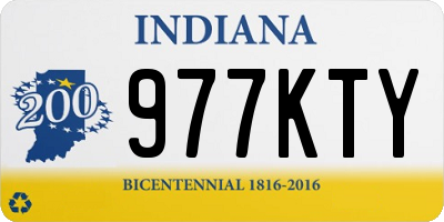 IN license plate 977KTY