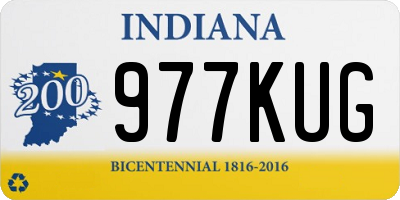 IN license plate 977KUG