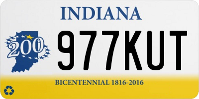 IN license plate 977KUT