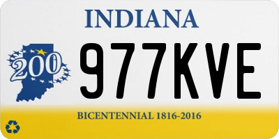 IN license plate 977KVE