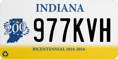 IN license plate 977KVH