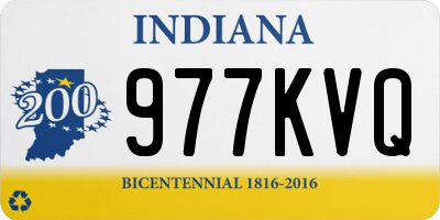IN license plate 977KVQ