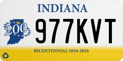 IN license plate 977KVT
