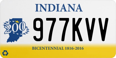 IN license plate 977KVV