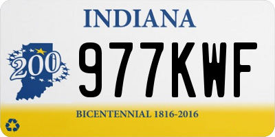 IN license plate 977KWF