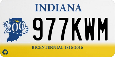 IN license plate 977KWM