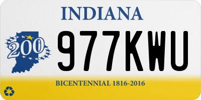 IN license plate 977KWU