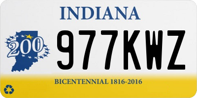 IN license plate 977KWZ