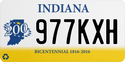 IN license plate 977KXH