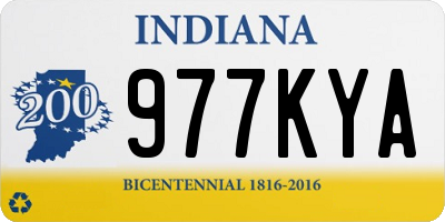 IN license plate 977KYA
