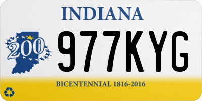 IN license plate 977KYG