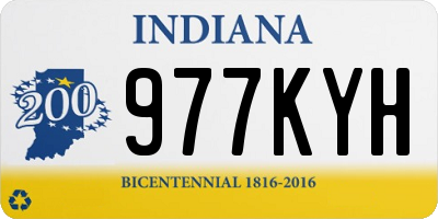 IN license plate 977KYH