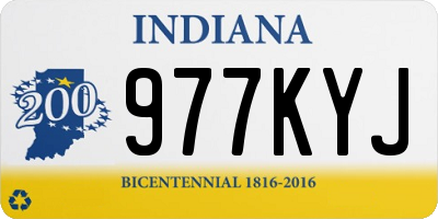 IN license plate 977KYJ