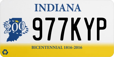 IN license plate 977KYP