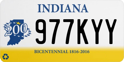 IN license plate 977KYY