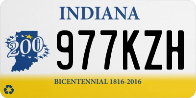 IN license plate 977KZH