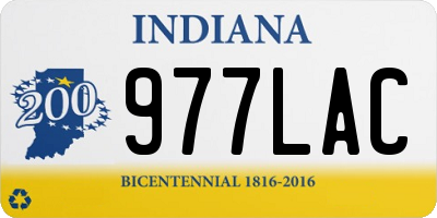 IN license plate 977LAC