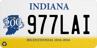 IN license plate 977LAI