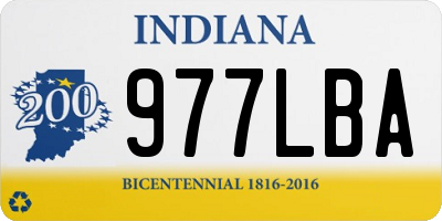 IN license plate 977LBA