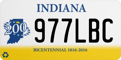 IN license plate 977LBC