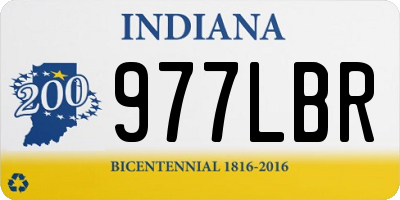 IN license plate 977LBR