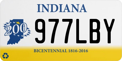 IN license plate 977LBY
