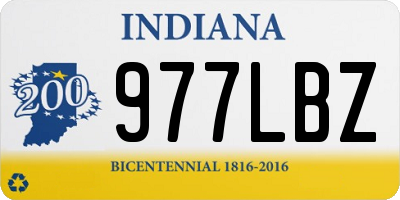 IN license plate 977LBZ