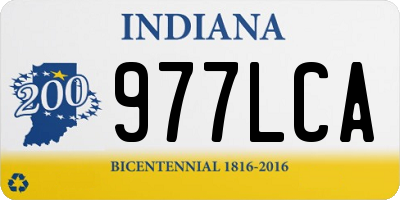 IN license plate 977LCA