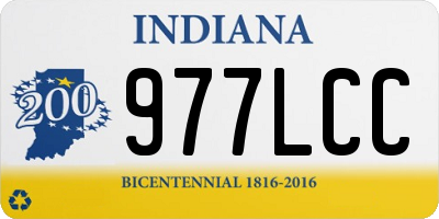 IN license plate 977LCC