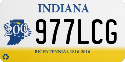 IN license plate 977LCG