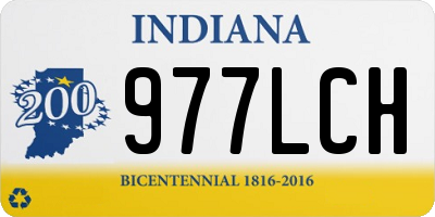 IN license plate 977LCH