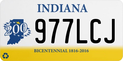 IN license plate 977LCJ