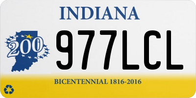 IN license plate 977LCL