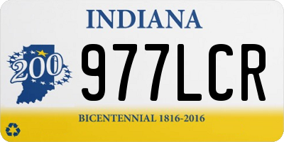 IN license plate 977LCR