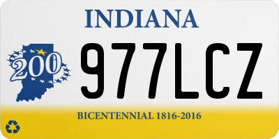 IN license plate 977LCZ
