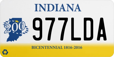 IN license plate 977LDA
