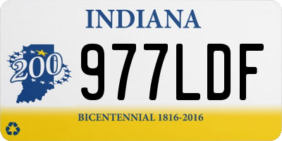 IN license plate 977LDF
