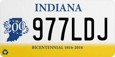 IN license plate 977LDJ