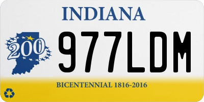 IN license plate 977LDM