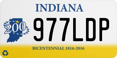 IN license plate 977LDP