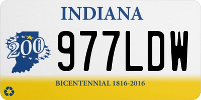 IN license plate 977LDW